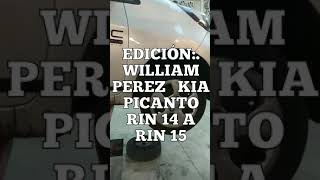 KIA PICANTO CAMBIO DE RINES 14 A RINES 15 VOSSEN [upl. by Sone]