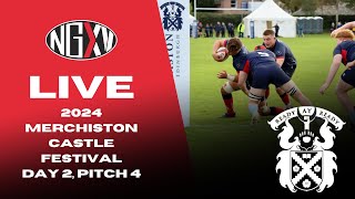 LIVE RUGBY MERCHISTON CASTLE FESTIVAL  DAY TWO PITCH FOUR [upl. by Llenhoj]