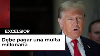 Donald Trump sancionado con multa millonaria y veto de tres años en negociación [upl. by Erreip]