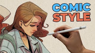 How to draw comic book style illustrations [upl. by Kazmirci]