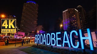 Broadbeach Gold Coast Australia  4k Walk Tour 🏖️ [upl. by Secunda]