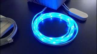 Yeelight Aurora Lightstrip Plus review with API demo [upl. by Button]