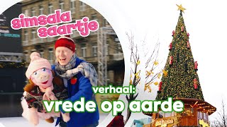 VREDE OP AARDE 🎄❄️🍎⛸️  SIMSALA SAARTJE 🐽  Educatieve kleutertelevisie  Oorsprong van Kerstmis [upl. by Meuse]