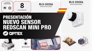 Presentación nuevo sensor Redscan Mini Pro  OPTEX  By Demes [upl. by Eudoca]