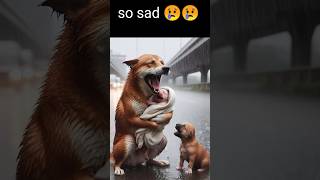 dog sad story 😭😭 sadstatus trending shorts viral arijitsingh cute dog [upl. by Esilec]