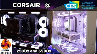 CES 2024 Corsair  Cases coolers and pump tops [upl. by Nosnah]