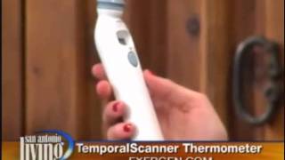 Exergen Temporal Scanner Thermometer featured on San Antonio Living [upl. by Hull863]