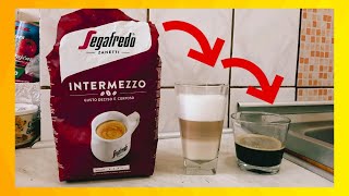 Cafea Segafredo Intermezzo  Espresso Dublu si Latte Macchiato la Espressor Automat [upl. by Yessydo157]