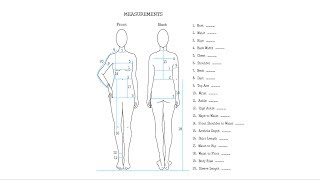 How To Measure For A Block Or Sloper  The Fashion Industry Way [upl. by Gonroff528]