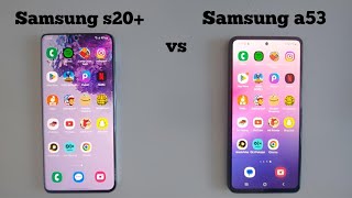 Galaxy A53 VS Galaxy S20 Plus  Speed Test [upl. by Annairba]