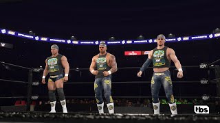 WWE 2K22 The Gunn Club Billy Colten amp Austin Gunn Entrance Signatures Finishers amp Victory Motion [upl. by Neerroc779]