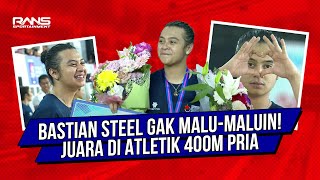 BASTIAN STEEL TUNJUKKAN TAJINYA DI ATLETIK 100M KALAH TAPI DI 400 M JADI JUARA [upl. by Galang]