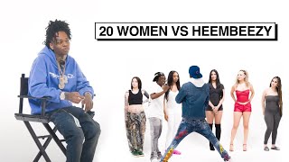 20 WOMEN VS 1 RAPPER HEEMBEEZY [upl. by Aret]