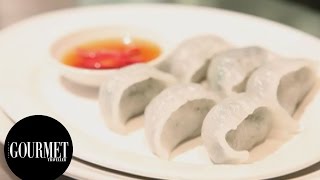 Kylie Kwongs steamed vegetable dumplings  Gourmet Traveller [upl. by Letniuq]