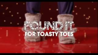 Foundit for toasty toes  Debenhams Christmas 2016 [upl. by Neenaej175]