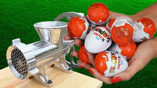 🟢 Meat Grinder VS Kinder Surprise SECRETS [upl. by Ahsietal548]