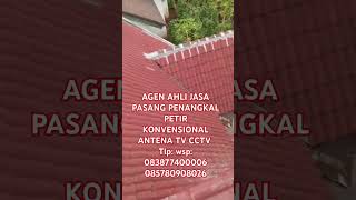 Toko agen pasang penangkal petir konvensional tlp 085780908026 083877400006 [upl. by Robinet]