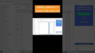 maven project in eclipse for selenium shorts automation selenium [upl. by Oiznun]