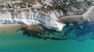 Scala dei Turchi By Drone [upl. by Ytima624]