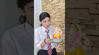 Ganesh Chaturthi Special 🥹❤️🙏🏻 shorts youtubeshorts trendingshorts schoollife school [upl. by Nnayrb]