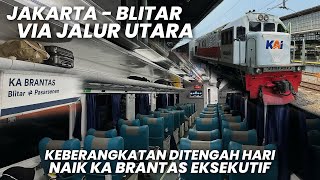 LANGSUNG PILIH KERETA EKSEKUTIF AJA KALAU DI KERETA INI‼️Naik Kereta Api Brantas Jakarta  Blitar [upl. by Yenahpets]