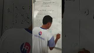 Matrizes e Determinantes matemática matematicafacil [upl. by Storfer559]