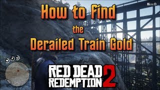 RDR2  How to find the Derailed Train Gold [upl. by Abie911]