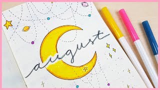 Plan With Me  August 2017 Bullet Journal Setup [upl. by Teufert543]