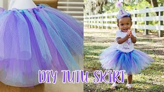 HOW TO MAKE AN EASY TUTU SKIRT  Simply Dovie [upl. by Sladen176]