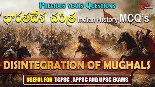 Disintegration of Mughals  Mughal History MCQ  Indian history  GK  Tone Academy [upl. by Audy]