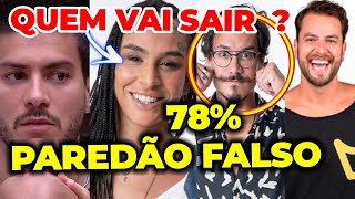 ENQUETE QUEM vai ser ELIMINADO no PAREDÃO FALSO do BBB 22🔥 [upl. by Bultman]