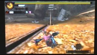 【MH4】コラボクエスト ユニクロ・アイデアを求めて 操虫棍ソロ【3DS】 [upl. by Siramed]