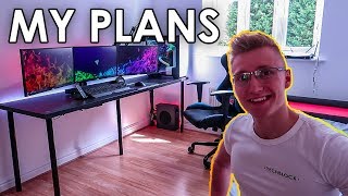 Plans For My Gaming Setup amp Room  Gaming Setup Ideas [upl. by Haramat]