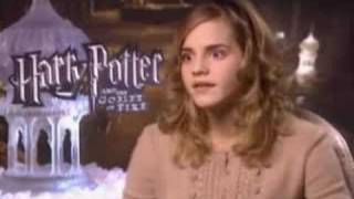 Emma Watson Harry Potter And The Goblet Of Fire Interview [upl. by Kraus]