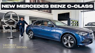 New Mercedes Benz C Class Walkaround  In English  C200 Interior  Auto Quest [upl. by Nirrok]