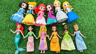 Disney Princess Doll Makeover  DIY Miniature Ideas for Barbie  Wig Dress Faceup and More DIY [upl. by Nwahsud]