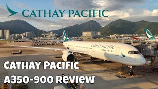 Enjoying an Entire Row on Cathay Pacifics A350900 Economy flight  Sydney to Hong Kong 國泰航空悉尼到香港 [upl. by Casimire686]