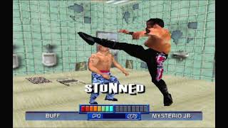 quotWCW Mayhem Buff Bagwell vs Rey Mysterio PS1 Match [upl. by Yssenhguahs]