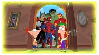 Phineas and Ferb  Super Perry and The Marvel Alliance  Full Games [upl. by Eyma]