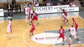 LTi 46ers TV Brose Baskets Bamberg  LTi GIESSEN 46ers 24 Spieltag [upl. by Yelknirb]