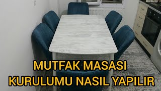 MUTFAK MASASI MONTAJI NASIL YAPILIR [upl. by Dare]