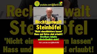 Rechtsanwalt Joachim Steinhöfel Grundrechte Demokratie Meinungsfreiheit Vosgerau PODIUM [upl. by Melcher880]