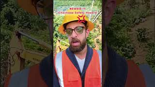 Newbie and chainsaw fails fail construction adamrose workers constructionfail workerfails [upl. by Taryn]