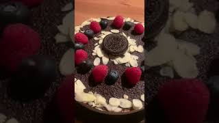 Oreo cheesecake easy and delicious no bake recipe with Oreo cookies ASMRShorts [upl. by Graniah593]