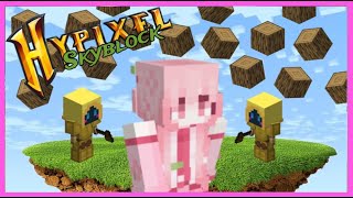 I Played Hypixel Skyblock But All I Did Was Collect Wood [upl. by Glynda]