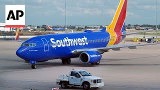 Bullet strikes Southwest Airlines plane without injuries at Dallas airport [upl. by Rumilly]