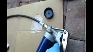 How to reload grease gun replacing grease cartridge [upl. by Ecitnirp]