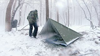 Zimowy Biwak w Ekstremalnej Temperaturze 19° Najcięższy w Moim Życiu [upl. by Lamrej]