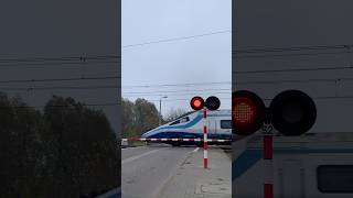 Pendolino goes by in Gdańsk [upl. by Esinwahs]