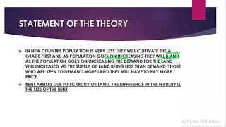 RICARDIAN THEORY OF RENT MICROBUSINESS ECONOMICS [upl. by Sirac649]